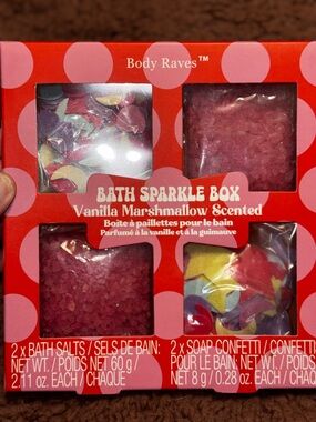 Vanilla Marshmallow Bath Sparkle Box - Pink